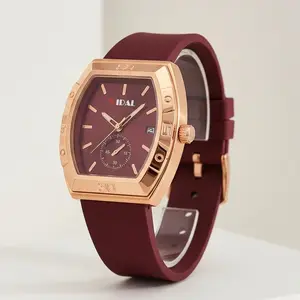 ViRAL Watch Jam Tangan Pria Wanita Japan Quality 1804 Anti Air Water Resistant 30M Karet Stainless Steel Quartz