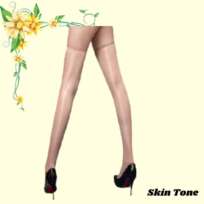 Stoking Sepaha Wanita Tipis Glossy Stoking Tipis Transparant Mengkilap 3
