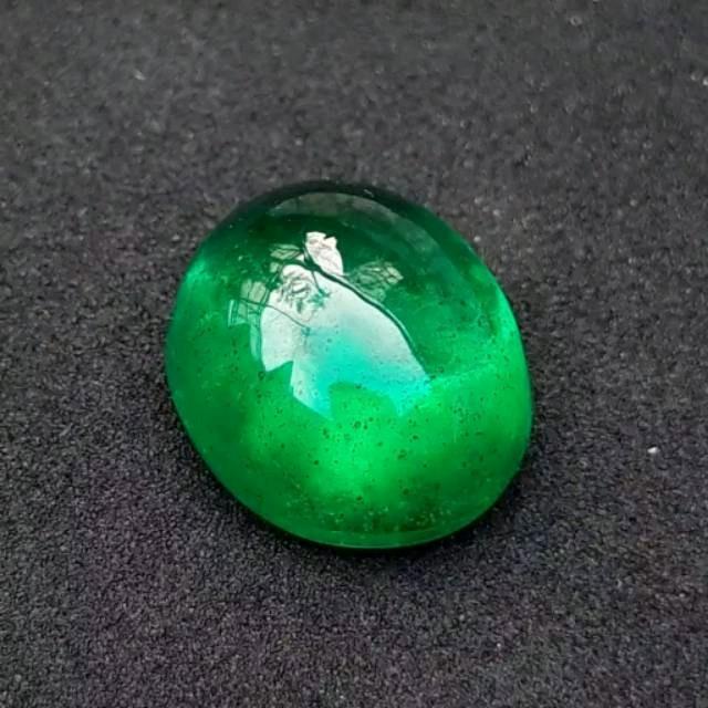 lostone pria istimewa green Zamdrud Zambia top cristal serat kapas 1