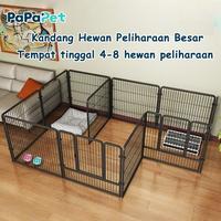 Gambar 【7.7】 120*60*60cm Kandang Hewan Pagar Kandang Hamster Burung Pagar Besi DIY Kandang Hewan Peliharaan Pet Cage kandang  kucing - 120*60*60cm-putih dari PaPaPet.id Kab. Tangerang 1 Tokopedia