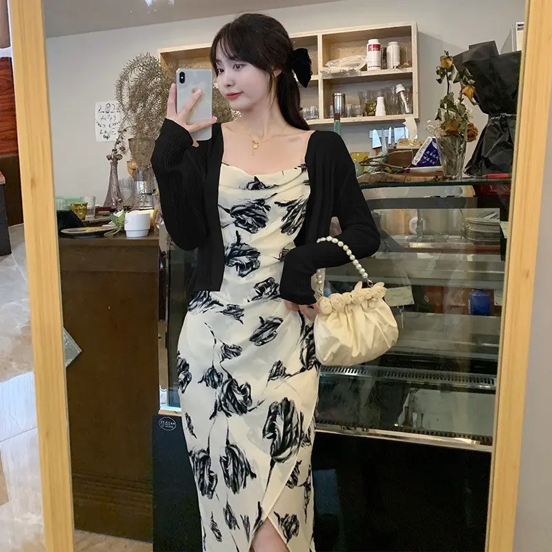 3301 purple dress sexy wanita gaun pesta mewah elegan long dress pantai wanita import wanita long dress tanpa lengan motif 7