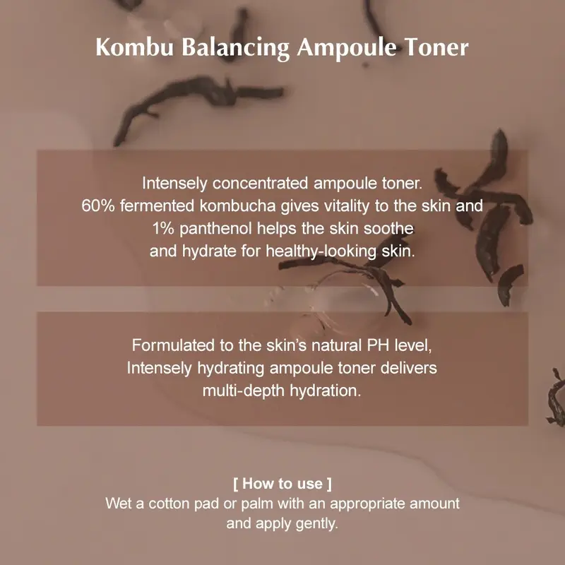 KAINE Kombu Balancing Ampoule Toner 150ml 4