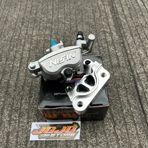 ￼Paket Kaliper 2 Piston NS Samurai + Breket Full Cnc RxKing Old Di bawah tahun 2000’an & RxKing New Disc 300mm motorcycle