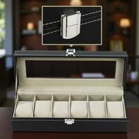 Gambar Rhodey Kotak Penyimpanan Jam Tangan Storage Organizer Watch Box 6 Grid - NIE6 dari Rhodey Official Store Kota Administrasi Jakarta Barat 3 Tokopedia