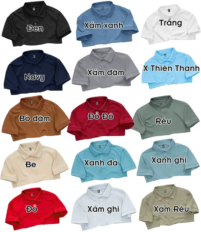 Bộ 3 áo thun polo nam Everest vải cá sấu co giản 4 chiều Nhiều màu Menswear Shirt 1