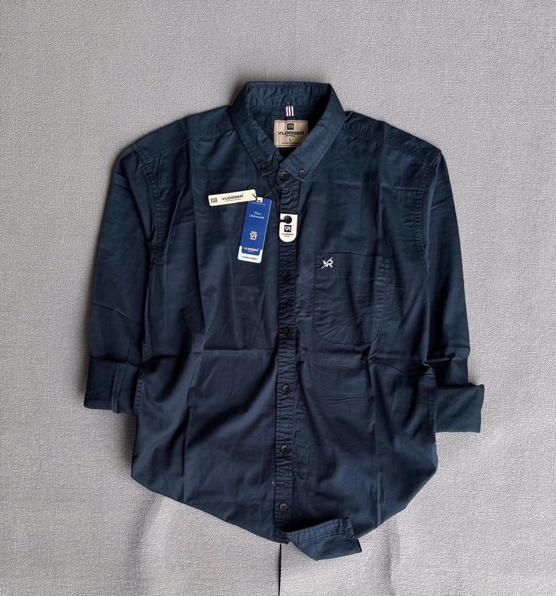 Product Introduction of Kemeja Skena Lengan Panjang Kemeja Polos Casual Pria Katun Hitam Baju Distro Kerja Logo Keren Muda Bordir Kain Flanel 11