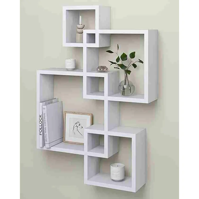 RAK DINDING AESTHETIC MINIMALIS, HIASAN DINDING KAYU RAK DINDING KOTAK GANDENG, RAK SERBA GUNA, HIASAN DINDING AESTHETIC MINIMALIS MKDekor