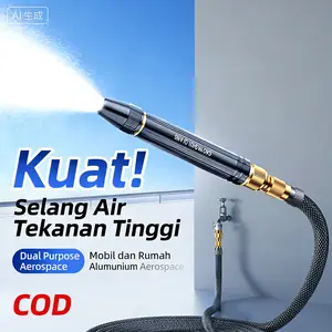Semprotan Air Tekanan Tinggi Multifungsi Cocok untuk Cuci Mobil Motor Sirami Tanaman Bersihkan Rumah Taman – Hemat Air Tekanan Kuat Mudah Digunakan Universal Semua Kebutuhan Pembersihan – COD