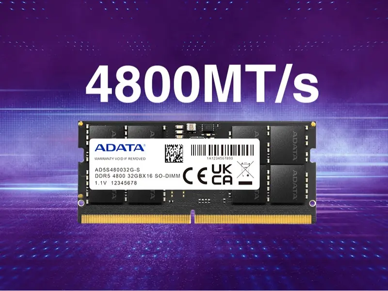 ADATA RAM SODIMM DDR5 16GB PC4800 - RAM LAPTOP - RAM LAPTOP DDR5 - RAM LAPTOP 16GB - RAM LAPTOP 4800MHZ 4
