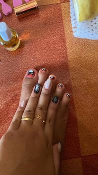 Product Review of (BANTING HARGA) PAKET (D) SUPER LENGKAP Professional Nail Art / ￼Alat kutek kuku nail art set Kutek Gel Lampu Kuku UV 48Watt / PAKET LENGKAP USAHA NAILART from i**1 0