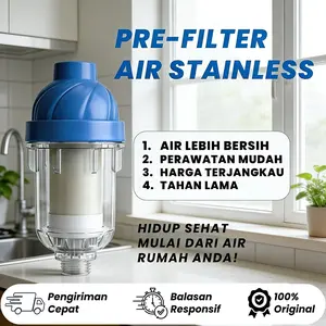 Filter Air Der Doly | Saringan Air Jernih Anti Karat Lumpur Bau Saringan Keran Anti Kotoran | Mudah Pasang | Filter Air Rumah Tangga