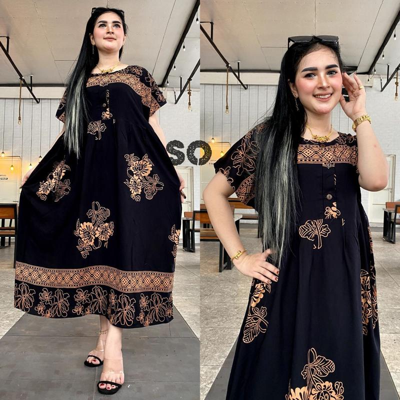 Daster Cibi Jumbo Busui Ld 125 Bahan Rayon Premium Tebal 3