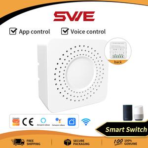 Suis Pintar WIFI, SWE, dengan Pemeteran Tenaga, Pemutus Litar, Perlindungan Kebocoran Litar Pendek, Pemasa, Kawalan Jauh, Suis Penutup Semula Pintar, Sesuai untuk Kegunaan Isi Rumah, Perlindungan Beban Lebih / Kurang, Kebocoran