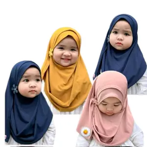 Pashmina Instan Sakura Anak Muslim Jilbab Kerudung Sekolah