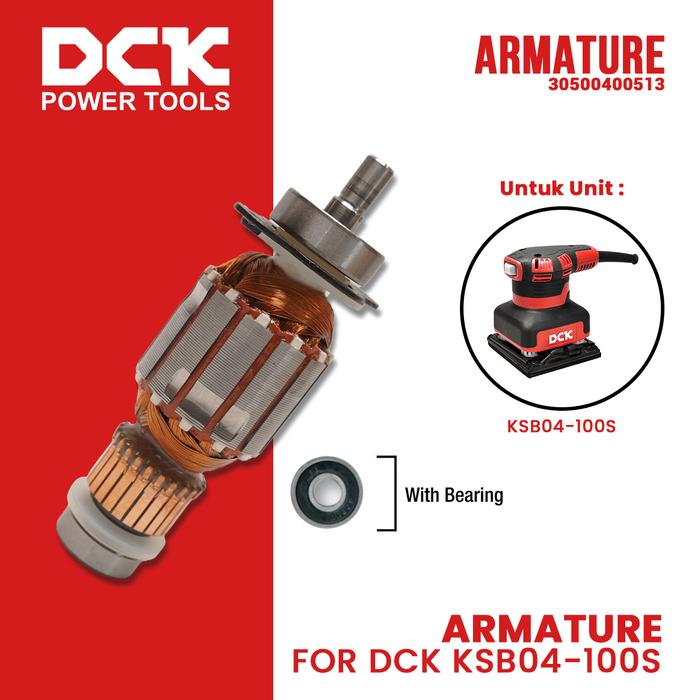 Gambar Armature/Angker untuk Sander KSB/DSB/ASB04-100S dari DCK Power Tools Indonesia Kota Administrasi Jakarta Barat Tokopedia