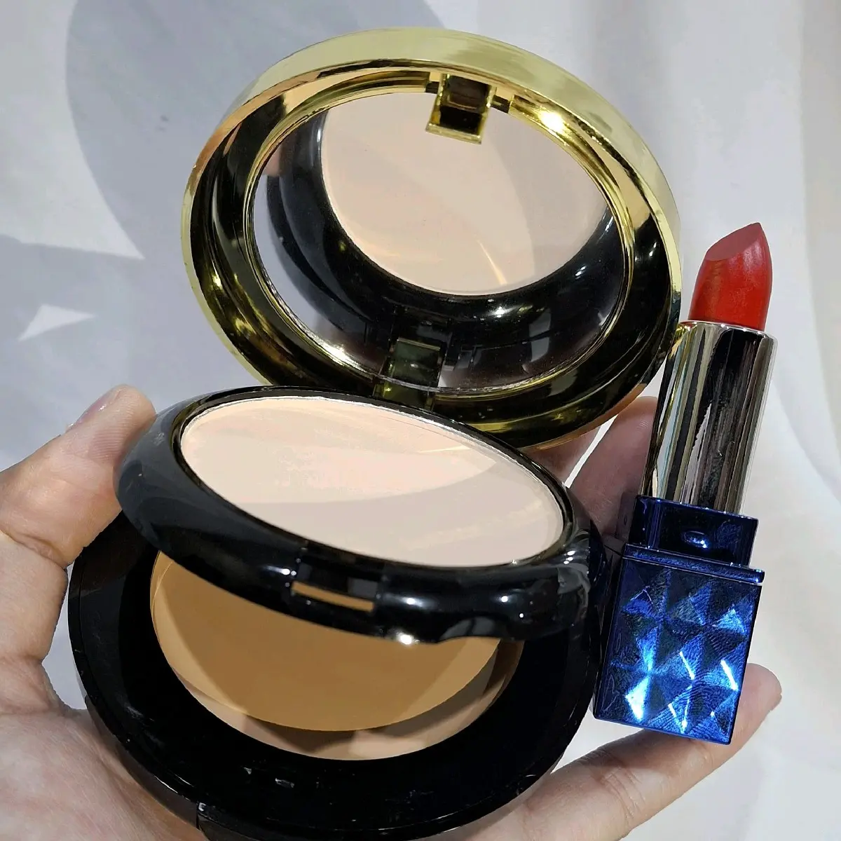 [ Per Set ] Bedak 2in1 & Lipstick Matte