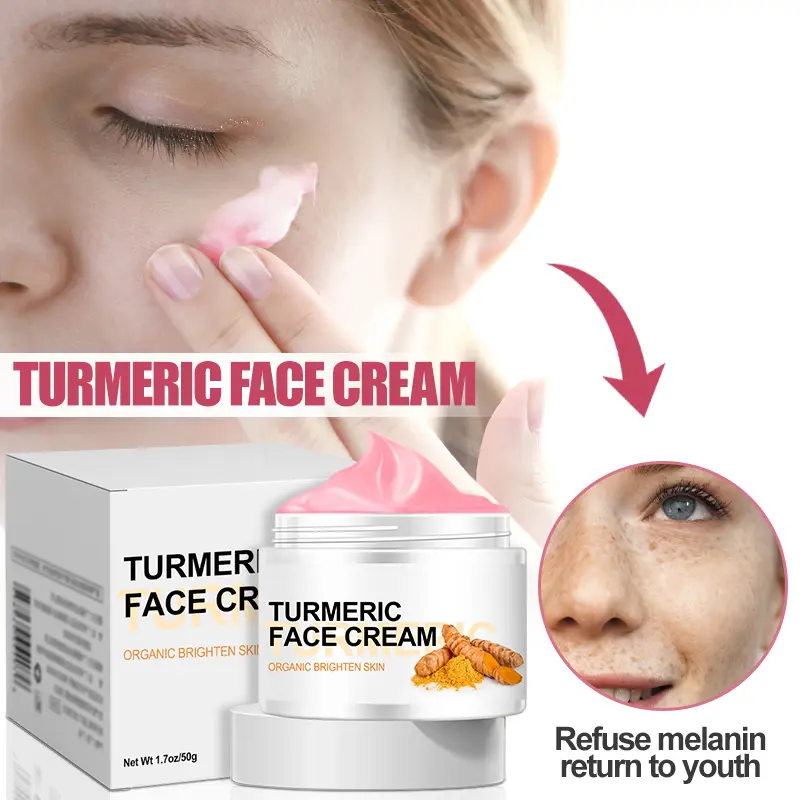 Turmeric Collagen Cream, Lightens Fine Lines, Improves Dullness, Reduces Dark Spots, Tightens and Brightens Skin, Moisturizing Face Cream15G/30G/50G gly  core retinol  serum