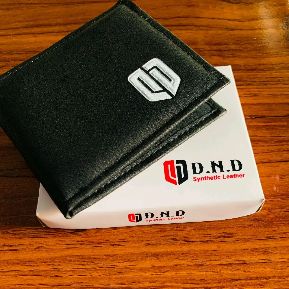 Dompet Pria Pendek Kulit Sintetis Premium DND dengan 5 Slot Kartu dan 2 Ruang Utama Uang leather wallet Lipat Cowok