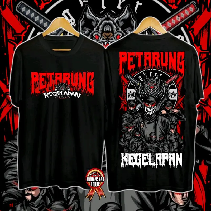 Kaos netral petarung kegelapan full sablon soft 0