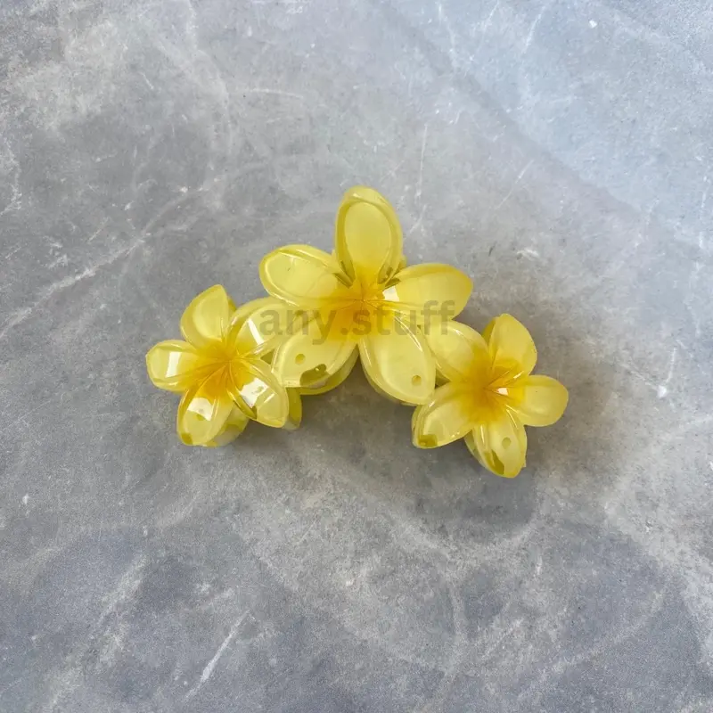 Jepit bunga kamboja 3 frangipani clips 5