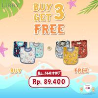 Gambar LIBBY BUY 3 GET 3 Paket Slaber/Bib/Celemek/Tatakan Iler Motif Unisex (6 pcs) - PAKET 1 dari Libby Baby Indonesia Kota Administrasi Jakarta Barat 3 Tokopedia