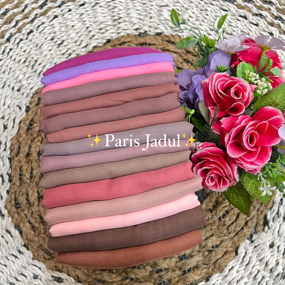 HIJAB PARIS JADUL PAKET USAHA 60RIBUAN DAPAT 5 PCS || JILBAB SEGI EMPAT || HIJAB MEDAN