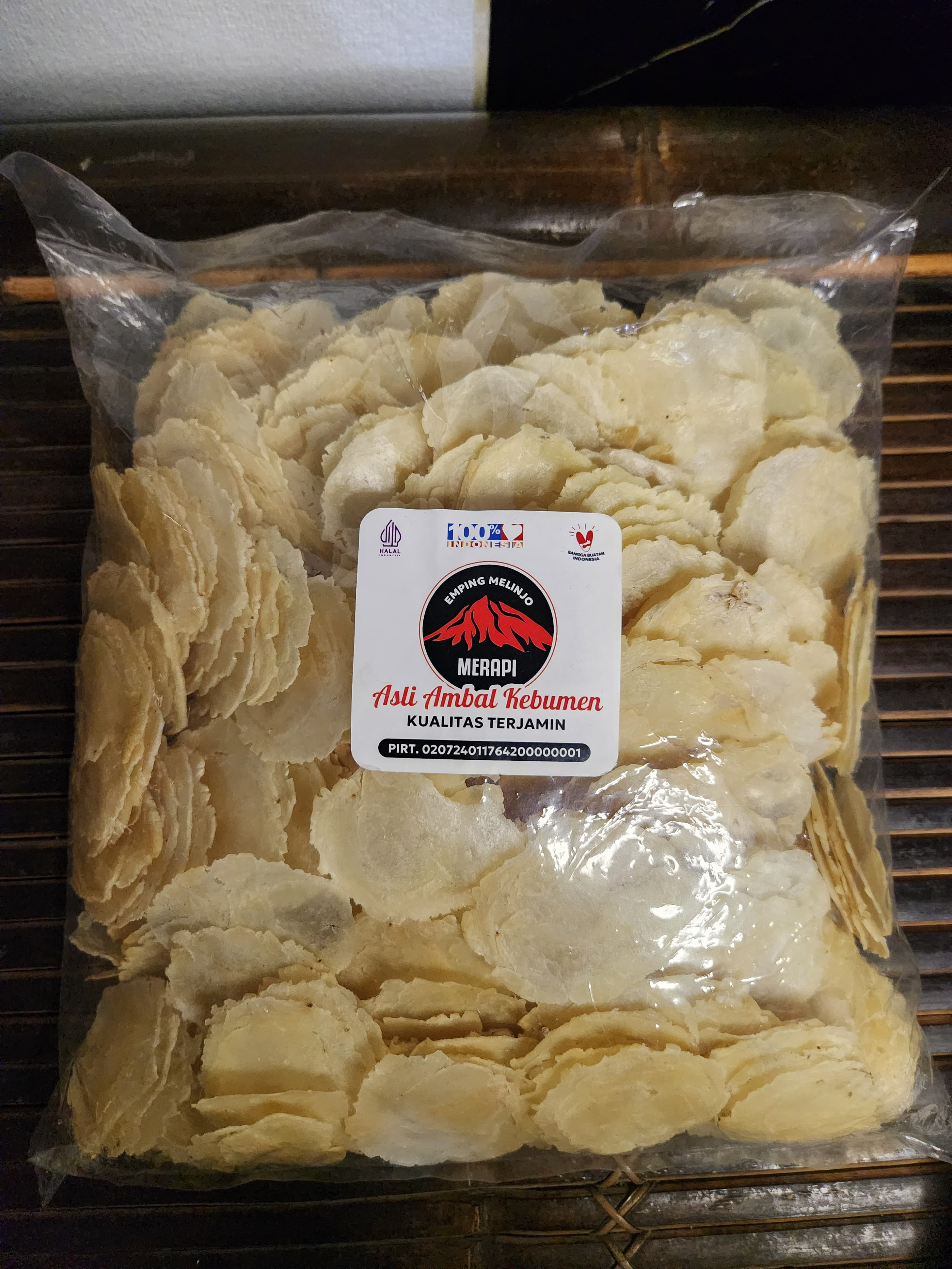 EMPING MELINJO 1KG ASLI KEBUMEN KERING  PASAR Camilan Food Snack Keripik Makanan