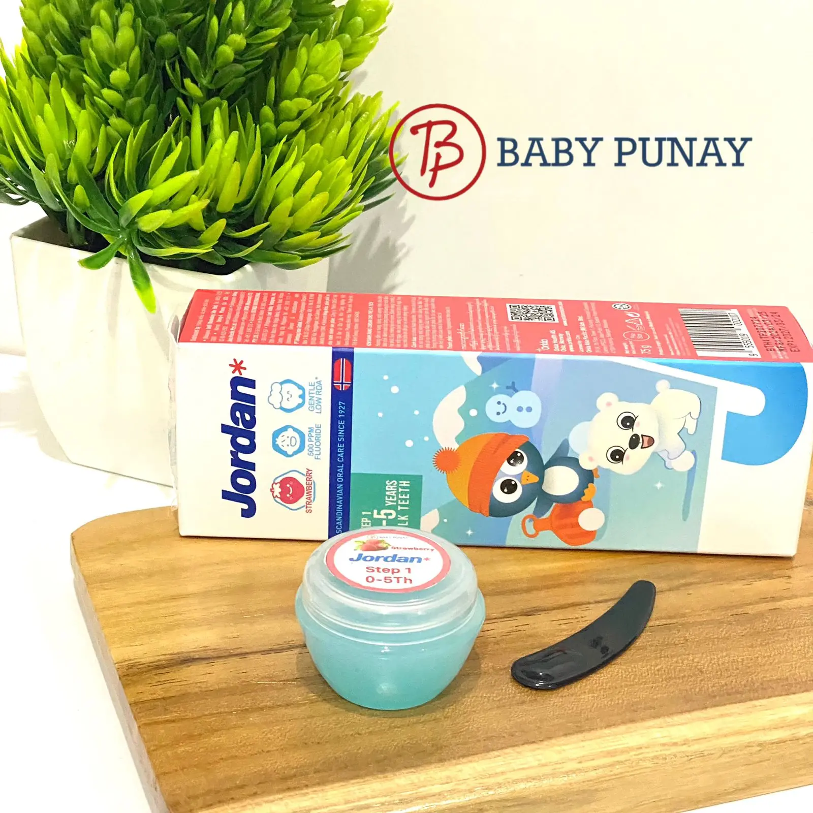 JORDAN TOOTHPASTE PASTA GIGI ODOL ANAK STEP 1 / USIA 0-5 TAHUN / PASTA GIGI ANAK DAN BAYI Share In Jar