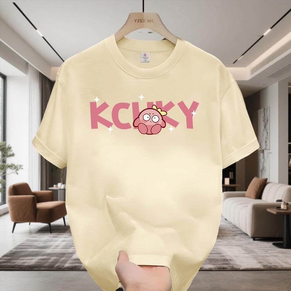 Kaos Lengan Pendek Ukuran Besar Motif Huruf Personal 100% Pink Desain Longgar Atasan Leher Bulat Unisex Kaos Lengan Pendek Ukuran Besar Motif Huruf Personal 100% Pink Desain Longgar Atasan Leher Bulat Unisex