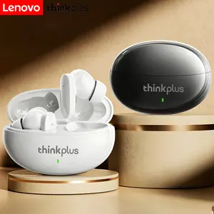 Lenovo ThinkPlus LP90 TWS Headphone Nirkabel Earphone Compatible Bluetooth 5.3 Headset Tahan Air dengan Mic untuk Earbud Xiaomi iPhone Pro4 Earbud