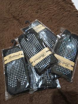 Product Review of Kaos Kaki Anti Slip Ukuran L Panjang Sebetis Wanita Bahan Nilon Spandex Lembut Muslim from S**i 2