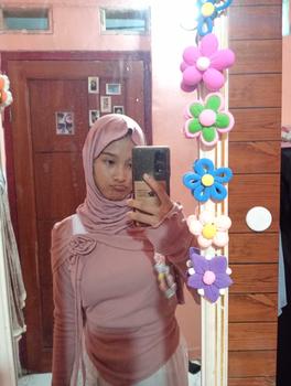Product Review of KIYANA Cirebon Cloth - Flower Top / Long Sleeve Ribbon Coquette Knit Top / Atasan Knit Lengan Panjang Wanita Knitwear Crop Cardigan Baju Tangan Kerah from d**🐚 2