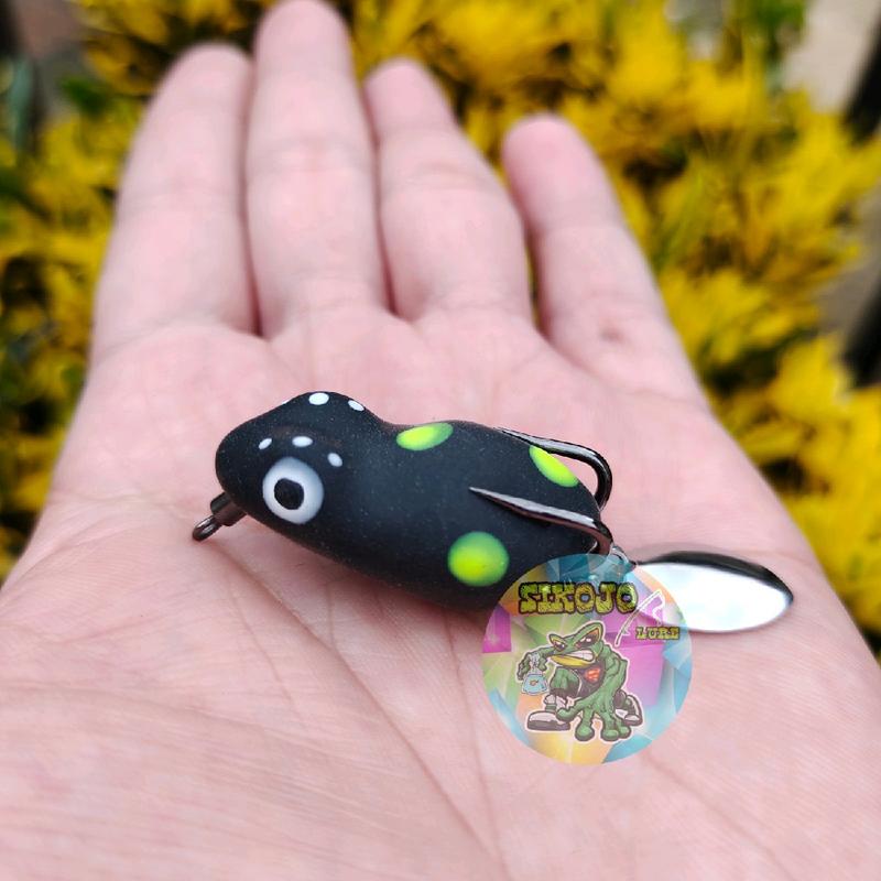Lure Soft Frog Mini umpan pancing Ukuran 3cm Berat 5grm Untuk Mancing Casting Ikan Gabus 8