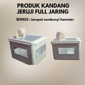 kandang hamster box modif jeruji +  3 ventilasi udara , TERMURAH dan bagus untuk hamster kesayangan termurah