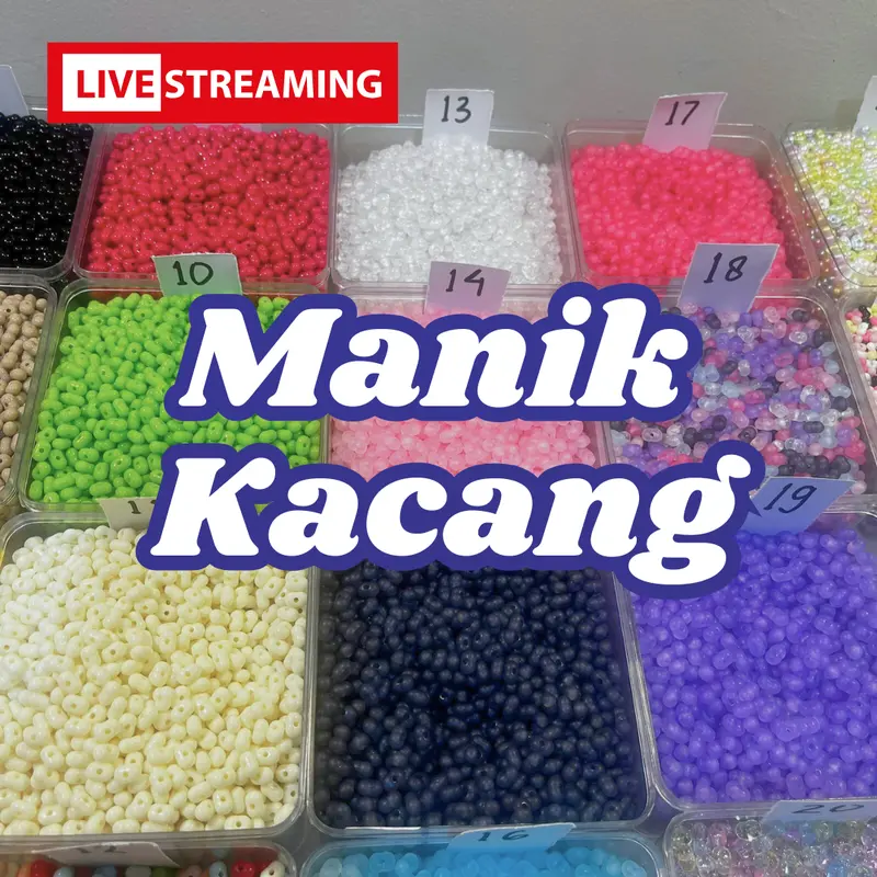 Manik Kacang dan Manik Pasir untuk meronce 1