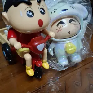 Figure Crayon Shinchan Dynamic Life Bisa Gerak Mainan Ornamen Shinchan Males Bangun
