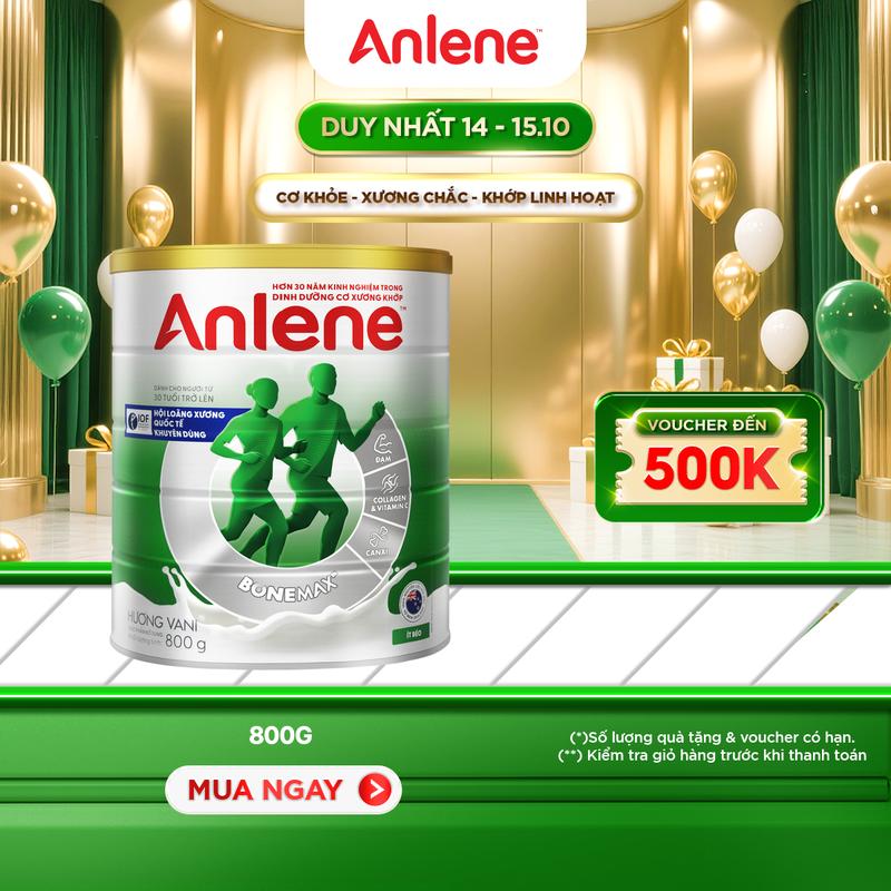 Sữa Bột Anlene Hương Vani 800G
