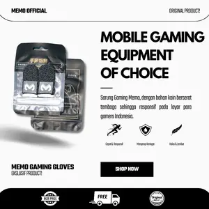 MEMO SARUNG GAMING - Kain Fiber, Tebal, Anti Seret, Serap Keringat - ML FF PUBG - OFFICIAL ORIGINAL