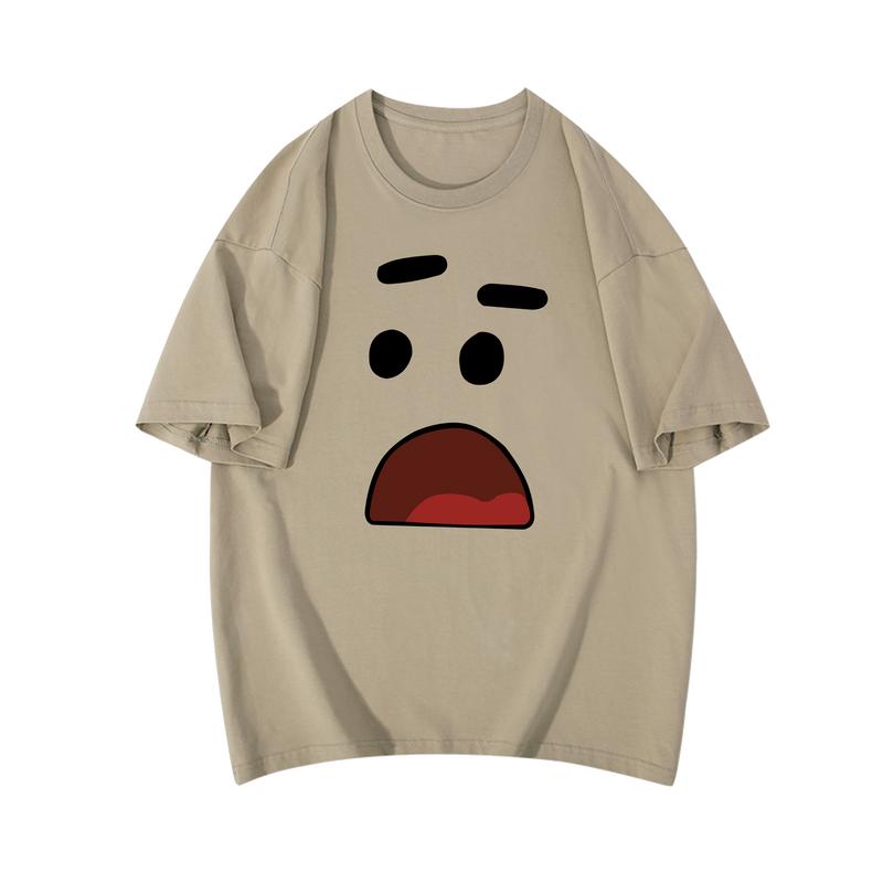 Fatcat - Tshirt SAD FACE BAHAN COTTON COMBED 24S Baju Pria Kaos Nyaman  High Katun Dewasa Lembut Distro Dark Grey Atasan Soft 5