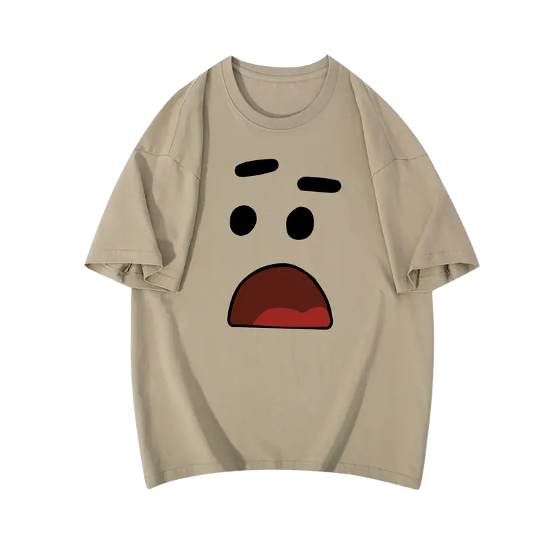 Fatcat - Tshirt SAD FACE BAHAN COTTON COMBED 24S Baju Pria Kaos Nyaman  High Katun Dewasa Lembut Distro Dark Grey Atasan Soft 5