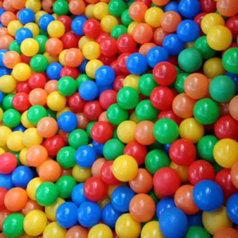 Mainan mandi Bola warna warni tebal isi 100,50,25 pcs Toys Bayi mainan bebek shower 1