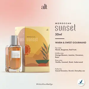 ALT Perfumery | MOROCCAN SUNSET | 50ml | Eau De Parfum | Perfume