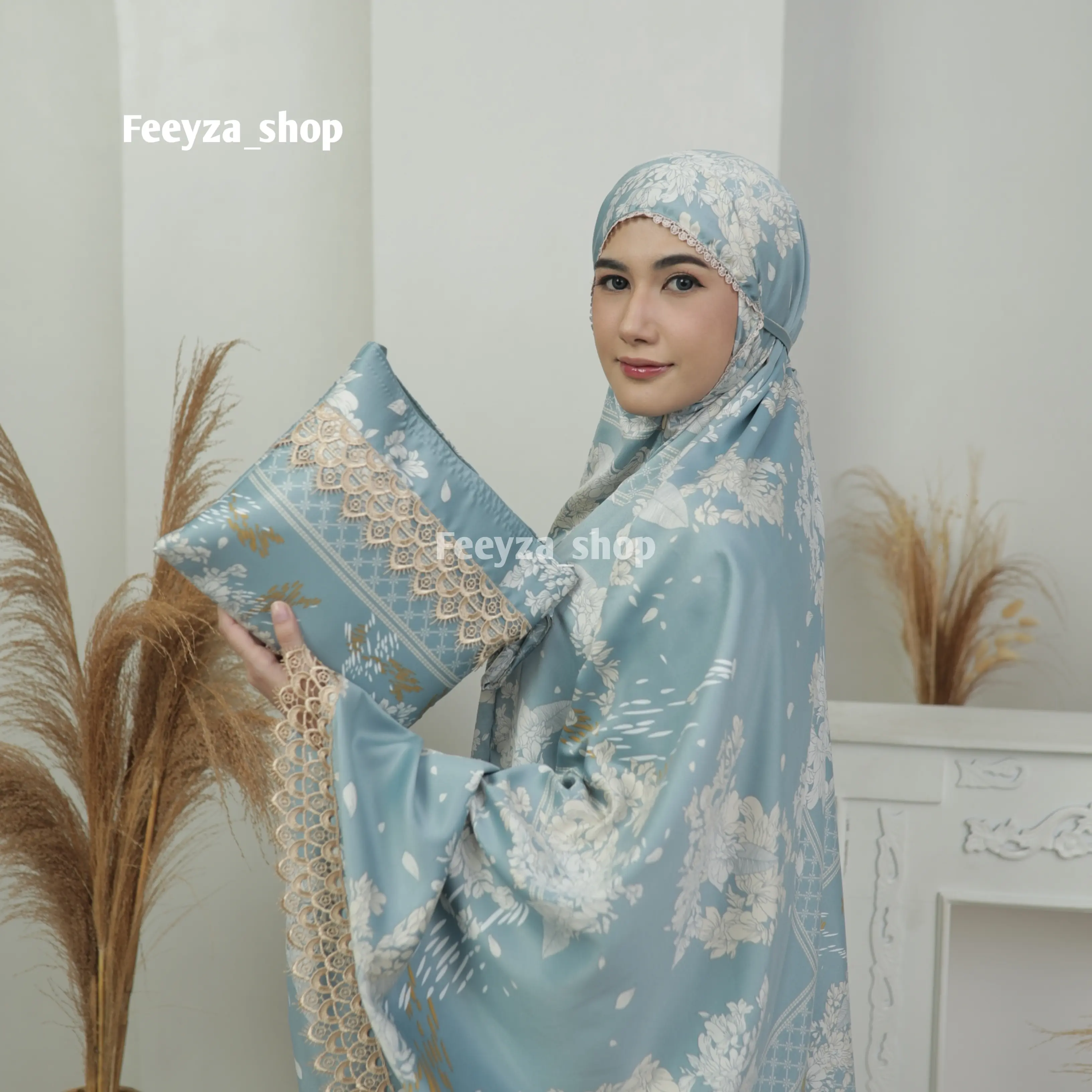 Mukena Dewasa Silk Premium 2in1 New Series|Renda Mewah Cantik Lembut Tebal