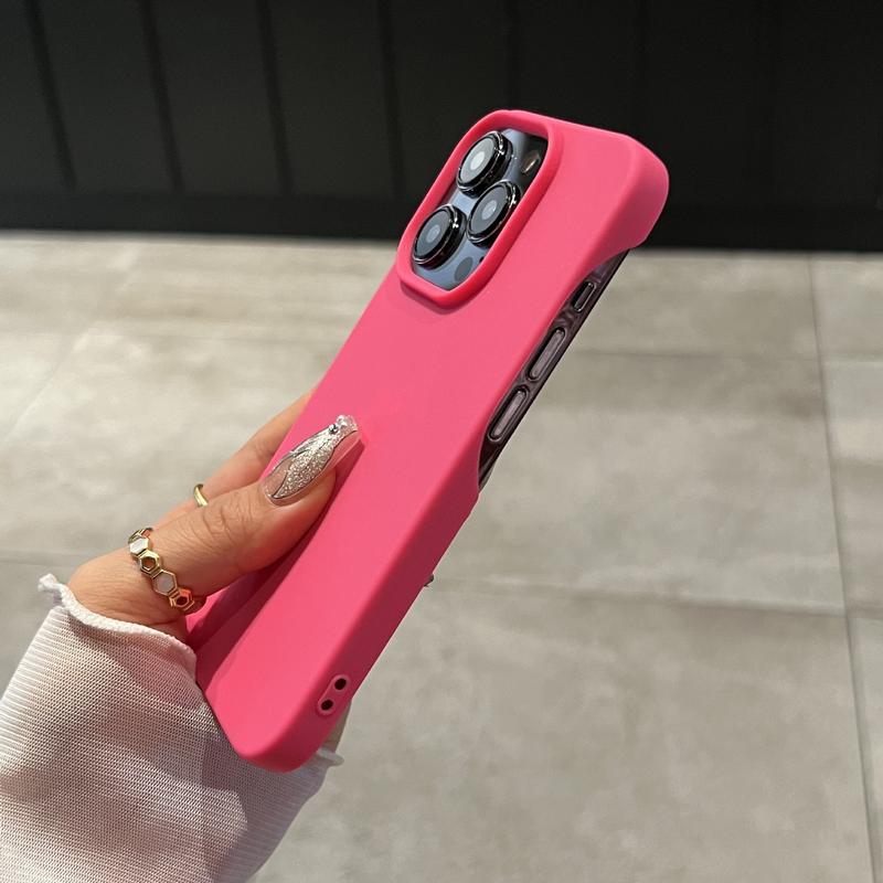Product Introduction of New Style Half Pack Anti Fingerprint Solid Color TPU Phone Case For iPhone 16 Pro Max 15 14 13 12 11 Shockproof Soft Shell Cover 7