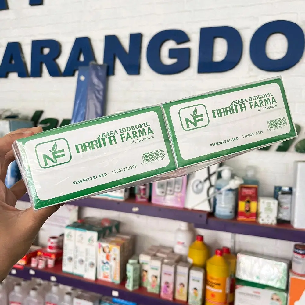 Kasa Narita Farma Hijau 16 16 Paket Termurah 1 Slop isi 100 Lembar.
