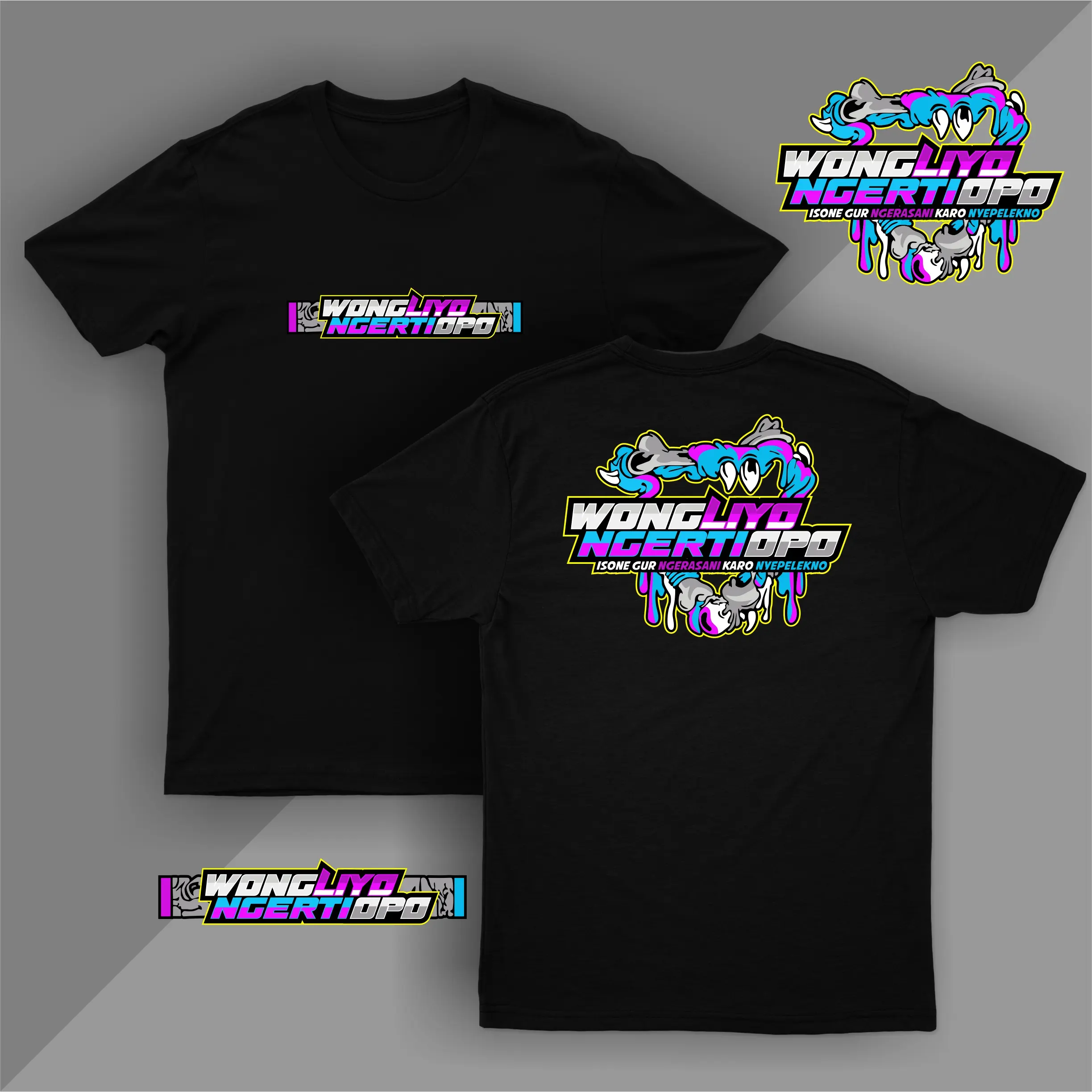 KAOS DISTRO KATA-KATA WONG LIO NGERTI OPO PART 3