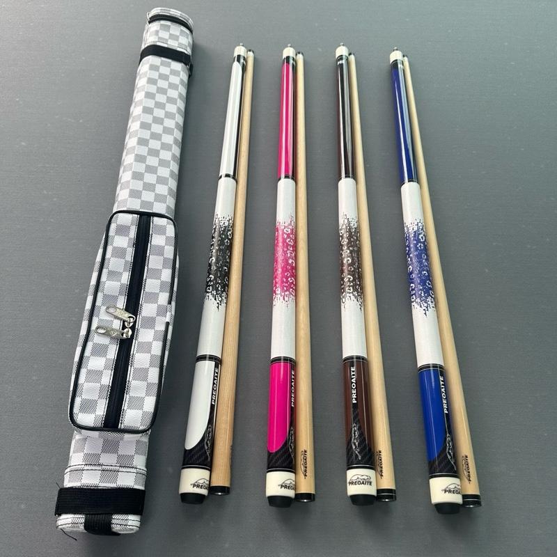 Cơ bida Preoaidr ngọn mộc đã nâng cấp tẩy kính - tay cầm bọc da tặng kèm bao da găng tay và lơ