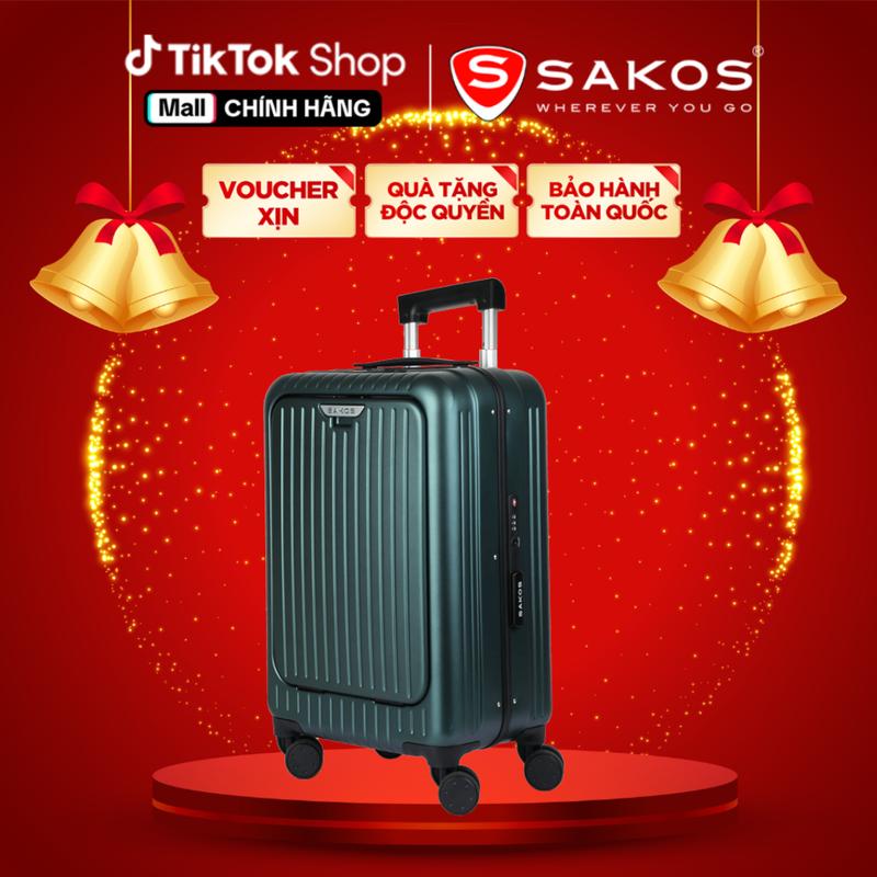 VOUCHER GIẢM 3 TRIỆU Vali Kéo Nhựa Doanh Nhân SAKOS MASTERY Khung Nhôm Z22 - Size S 20inch Xách Tay Cabin - Nhựa PC Cao Cấp Bền Bỉ Hạn Chế Va Đập