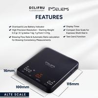 Gambar Indeljens Coffee Scale Alte Timbangan Kopi Digital Espresso Flow Rate & Ratio Calculator 2Kg / 0.1g dari Bubuqu Powder Kota Administrasi Jakarta Barat 4 Tokopedia