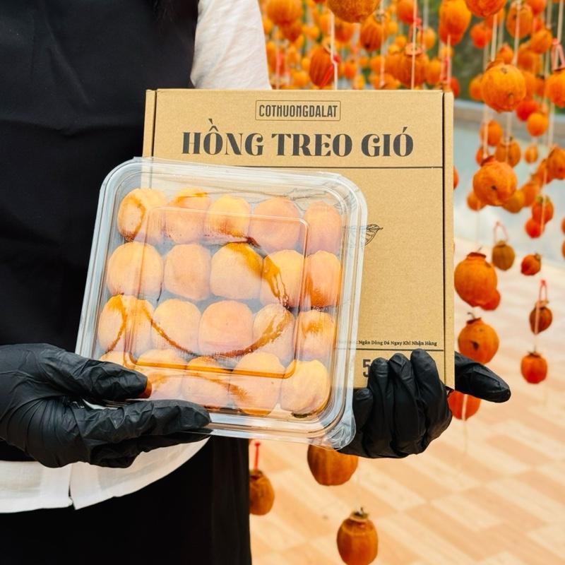 Hồng K.E.M - Hồng treo gió 15 ngày Đà Lạt - Hồng Mochi - snack Ăn Vặt thức ăn Food Snack Ăn Vặt